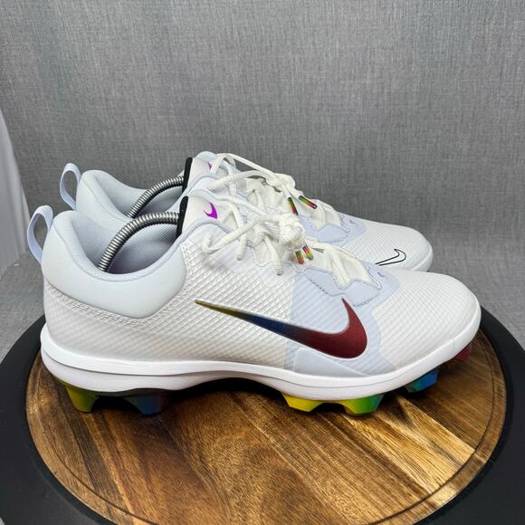 NEW Nike Force Trout 9 Men’s 13 Pro MCS 'Rainbow' Baseball Cleats FB2908-106 - Picture 1 of 7